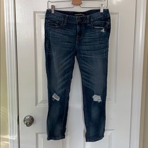 Express Boyfriend Low Ride Jeans Size: 2 used